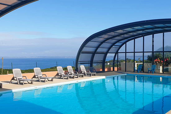 camping piscine chauffee camaret sur mer