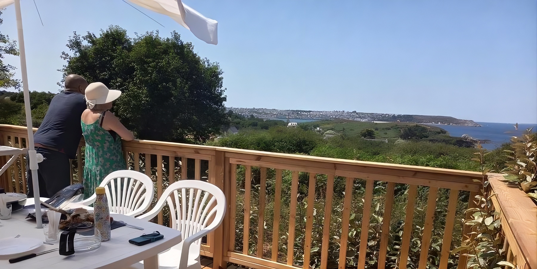 mh camaret sur mer avec terrasse camping Le Grand Large