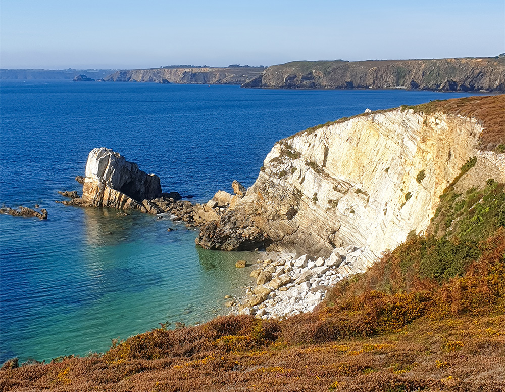 plages sauvages de la presqu ile de crozon